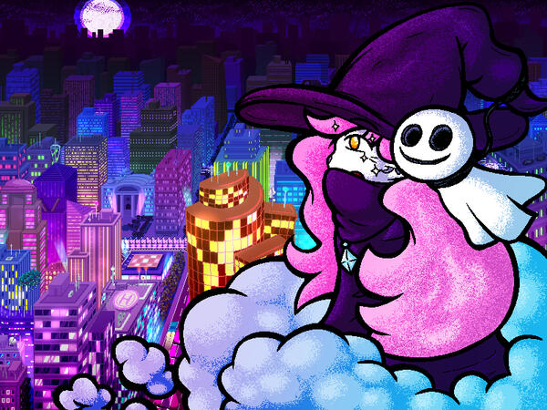 Ophelia over the City - Art Trade for pansage