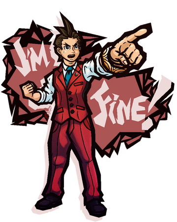 Apollo Justice - I'm Fine! (Ace Attorney fanart)
